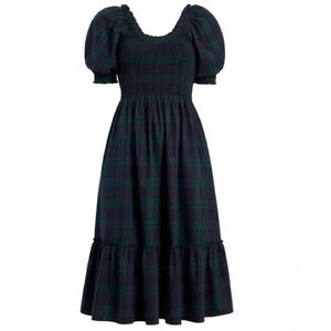 Rare! Hill House Home Louisa Nap Dress Blackwatch Tartan